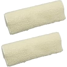 Chair Armrest Pad Armrest Cover Slipcovers Forearm Cover Cushion Cushion Pads for Computer Office Gaming Adults Arm Chairs, Off White