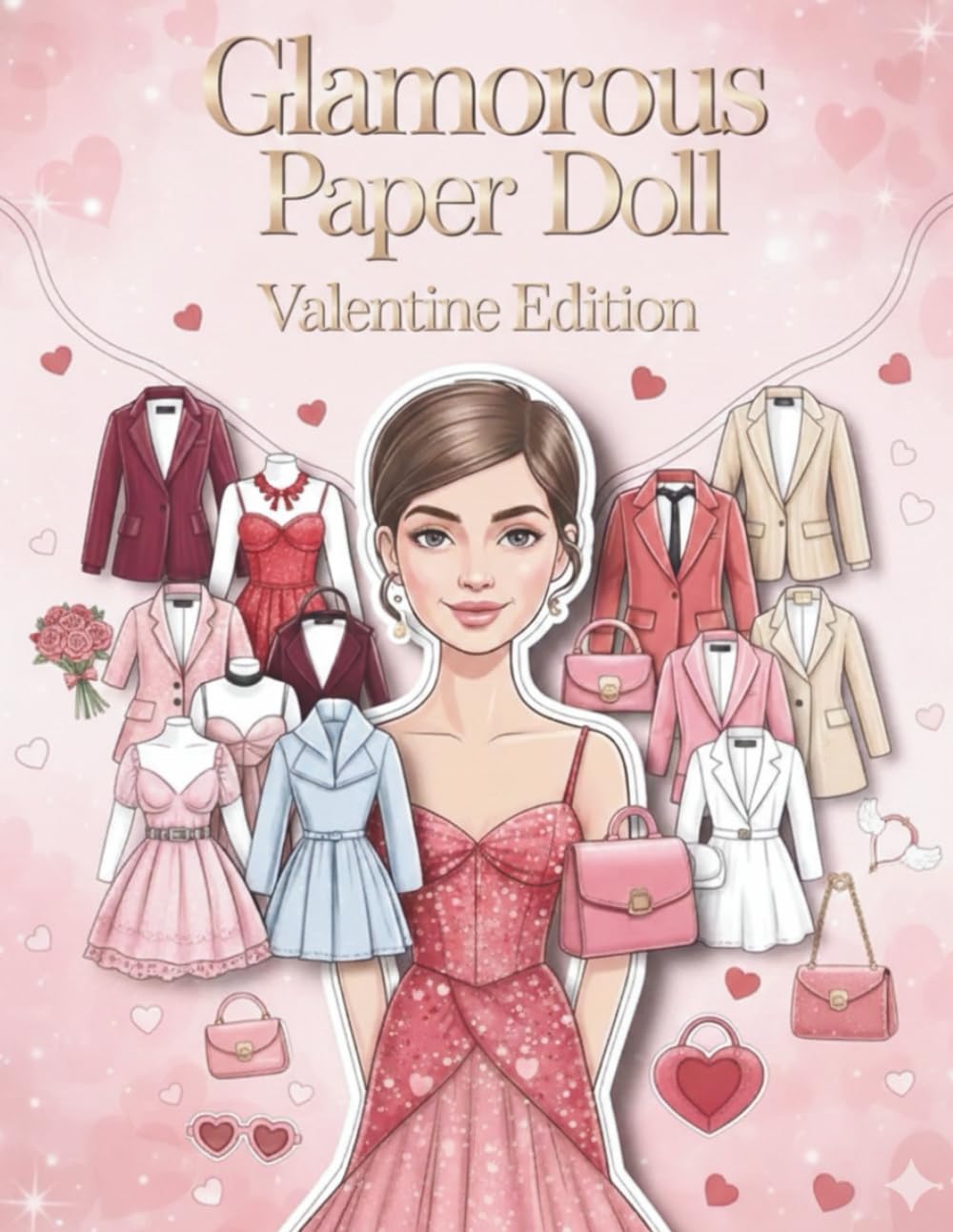 Glamorous Paper Dolls: Fashion Collection: A High-Fashion Cut-Out Book with Trendy Outfits, Shoes, and Accessories for Girls, Teens, and Fashion Lovers