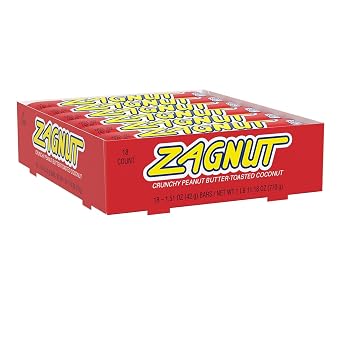 Crunchy Peanut Butter with Toasted Coconut Candy Bars, 1.51 oz 18 Count 1.51oz