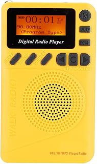 Digital Radio,Mini Pocket Digital DAB+FM Radio Stereo Receiver Digital Radio with Reader MP3 Player Function