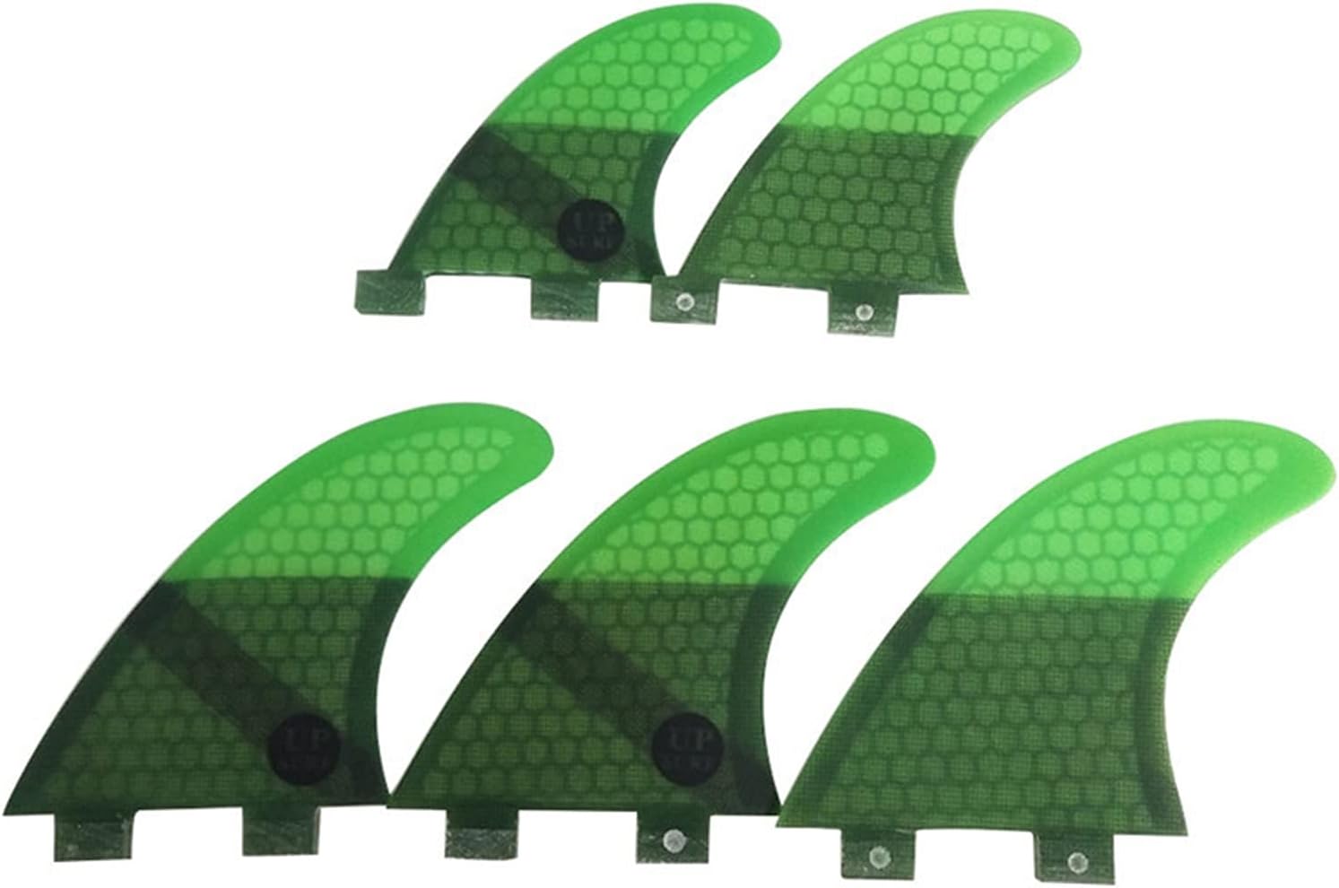 Surfing Fins 5Pcs Surfboard Tail Fin G5+GL Tail Rudder Surfing Tail Thruster Surfboard Accessories