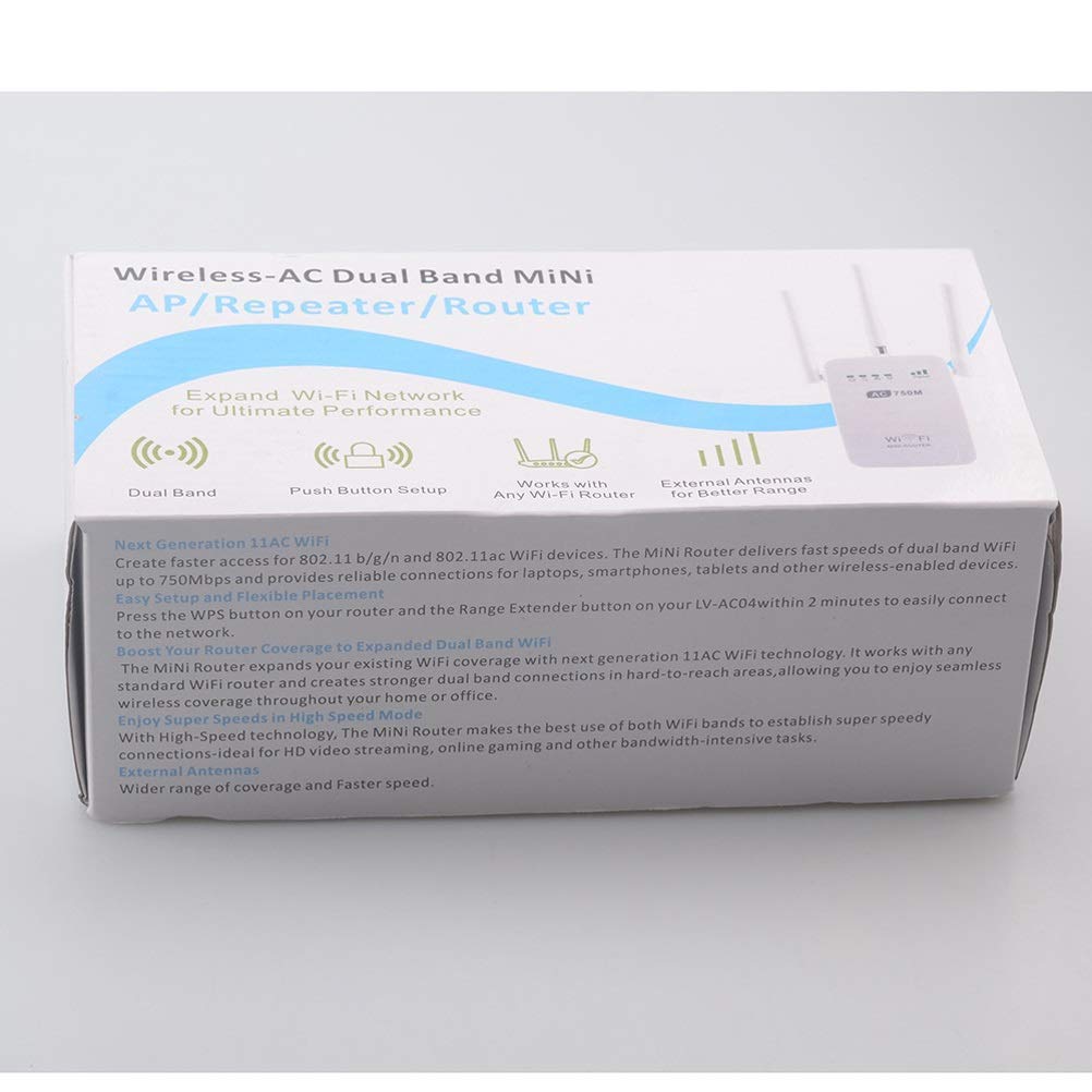 Amplificatore di Segnale Wireless WiFi a Lunga frequenza Extender-750M Router WiFi Router a Lunga frequenza