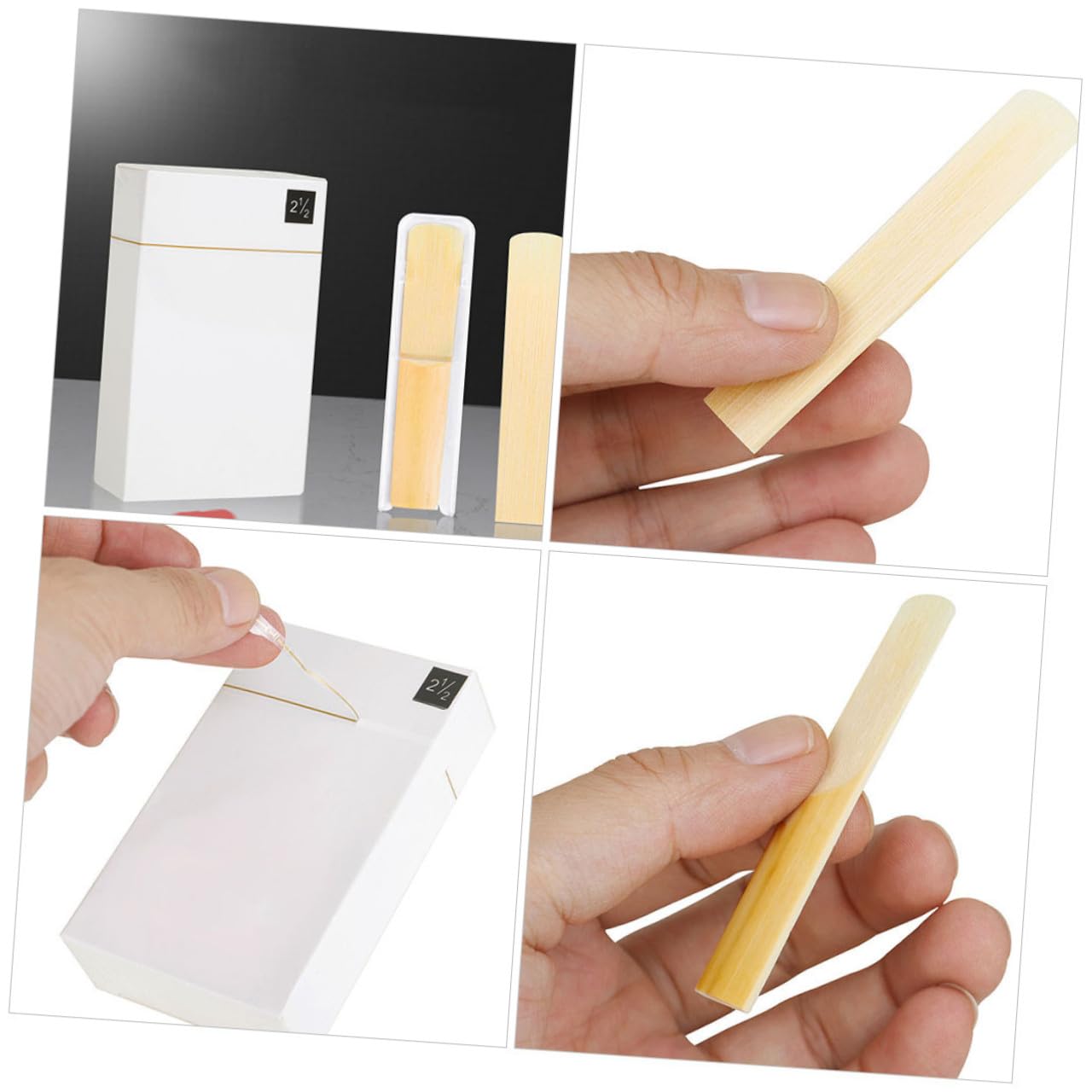 Abaodam 50pezzi Per Clarinetto Bamboo Per e Compatti Adatti Per Insegnanti e Studenti Confezione Abs