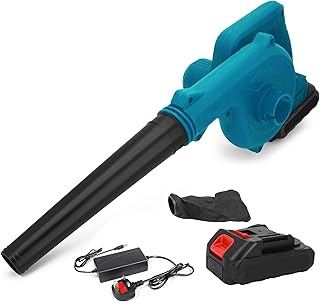 AMERTEER 2-in-1 Cordless Leaf Blower & Vacuum – 20V Battery Powered Electric Blower with Charger