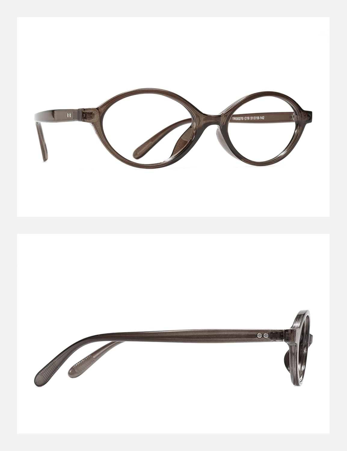 TIJN Olisa Blue Light Blocking Glasses for Women Men,Oval Glasses Frame Bluelight Glasses for Gaming/Computer/Screen - Image 9