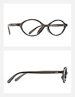 Vista 9 de TIJN Olisa Blue Light Blocking Glasses for Women Men,Retro Oval Frame Bluelight Eyeglasses for Gaming/Computer/Screen