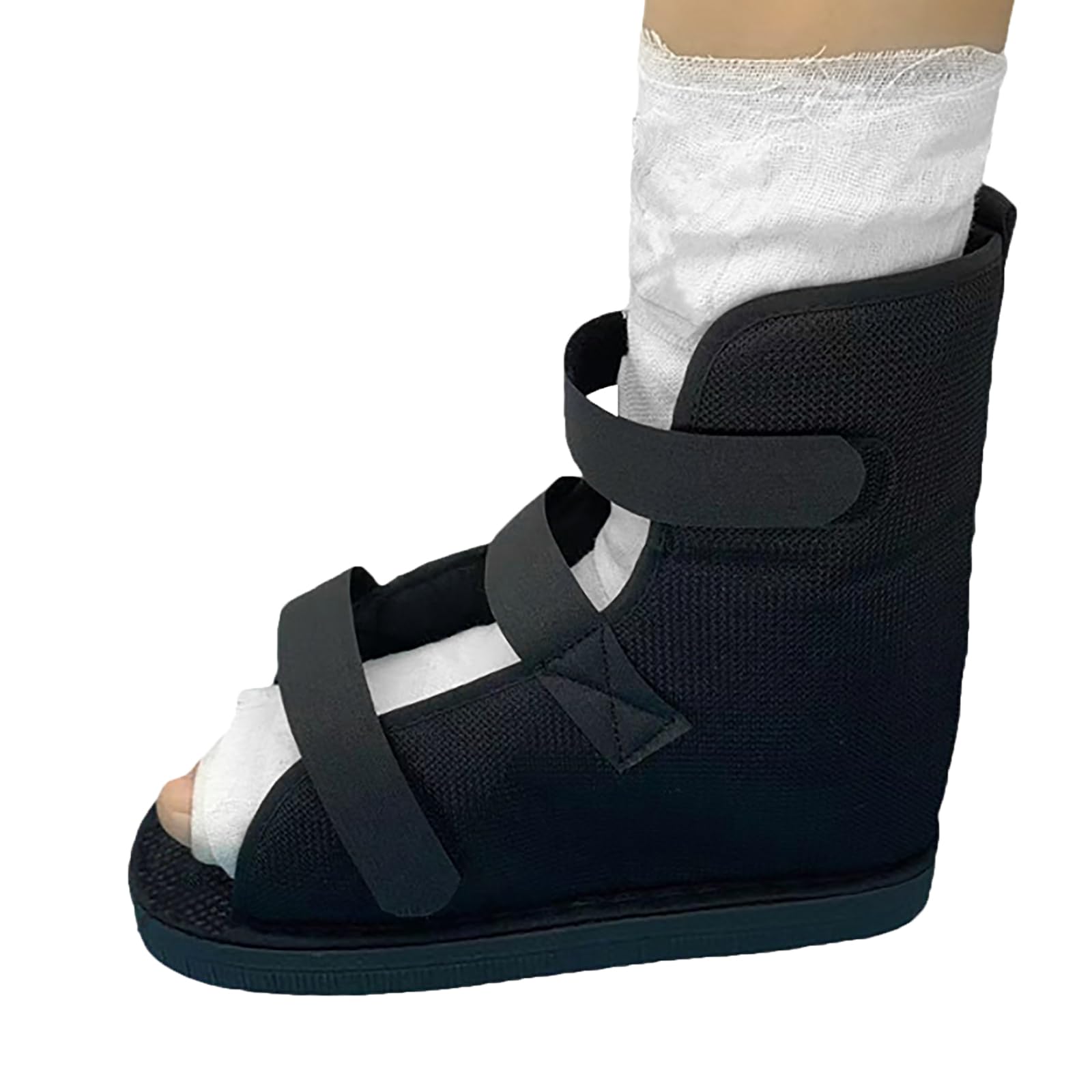 TINAYAUE Fracture Cast Boots Breathable Open Toe Plaster Cast Shoe 1 PCS Adjustable Walking Boot for Foot Sprains Ankle Fractures