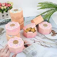Vista 5 de 30 mini cajas de papel de regalo de bricolaje, pequeñas cajas de dulces para bodas, despedidas de soltera, baby shower, decoraciones de fiesta