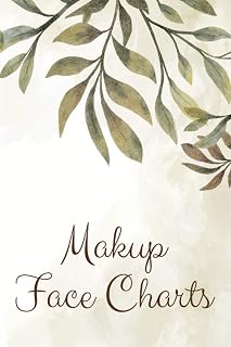 Makeup Face Charts: Blank Make-Up Face Charts Workbook to Practice - Supplies and Accessories for Makeup Artists - Over 100 Pages