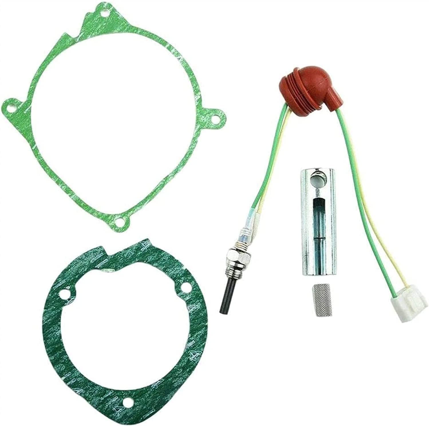 WonVon 12V 2KW Car Air Diesel Parking Heater Service Kit with Removal Tool+Glow Plug+Ceramic Gaskets Strainers for Webasto Eberspacher D2 D4 D4S 75w-98w