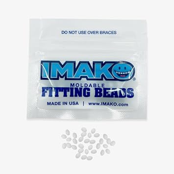 Imako Moldable Fitting Beads - Use for Any Fake Teeth - Made in USA