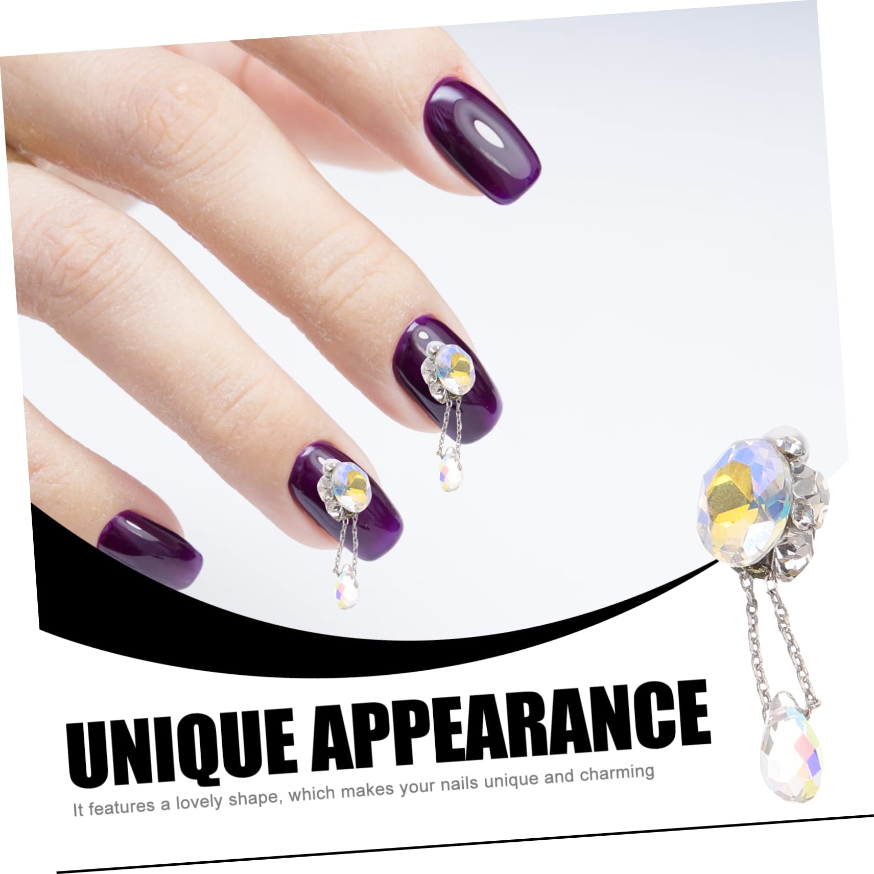 3 Set Ciondoli Per Unghie Accessori Per Nail Art Decorazioni Manicure Design E Unico Per Creazioni Te 5 Pezzi*3