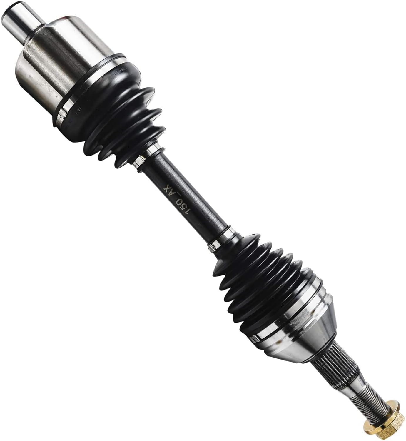 Detroit Axle - 5pc Front CV Axle Kit for Buick Allure Century LaCrosse Regal Chevrolet Impala Monte Carlo Pontiac Grand Prix Olds Intrigue, Left CV Axle Wheel Bearing Hubs Outer Tie Rods Replacement