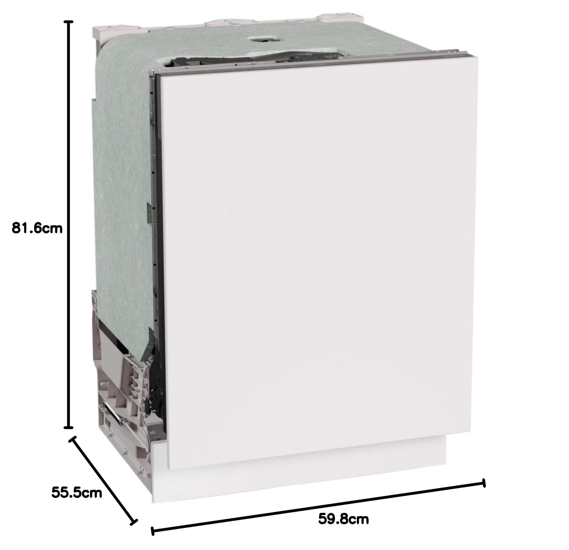 Gorenje ULTRA16BWIFI Geschirrspüler Einbaugerät 60 cm breite 16 Maßgedecke 7 Programme ConnectLife EEK: B