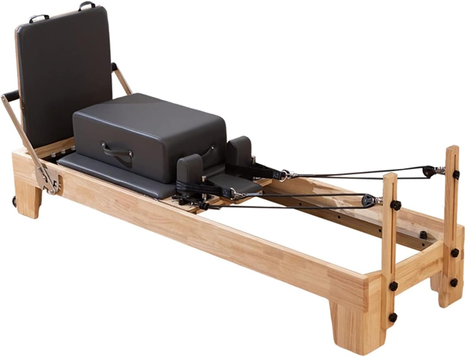 Pilates Core Bed, Yoga Private Training Core Training Sliding Bed, Gym Commercial Oak Aerobic Fitness Equipment,