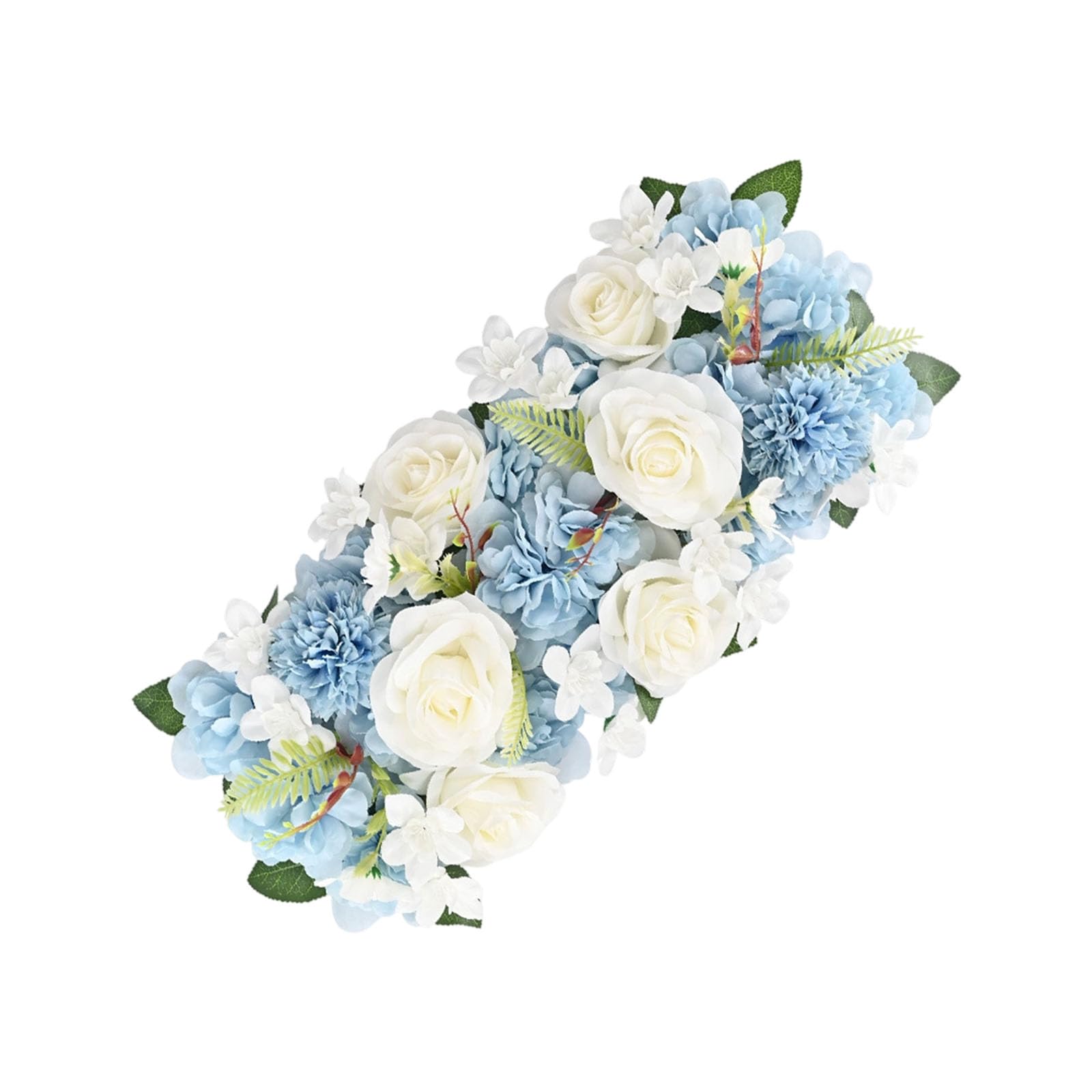 Buxuaaaa Blue Decorative Silk Flower Arched For Ceremonies Birthdays And Ceremonies Decorating Backdrop Accessories Wedding Arched Flower Silk Artificial
