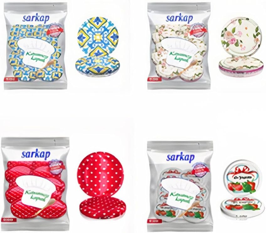 Pendulum 4 Pack 10 Pack Jar Lid Set with Hygienic Bag 4 Patterns 82 Mm Mixed Shipping