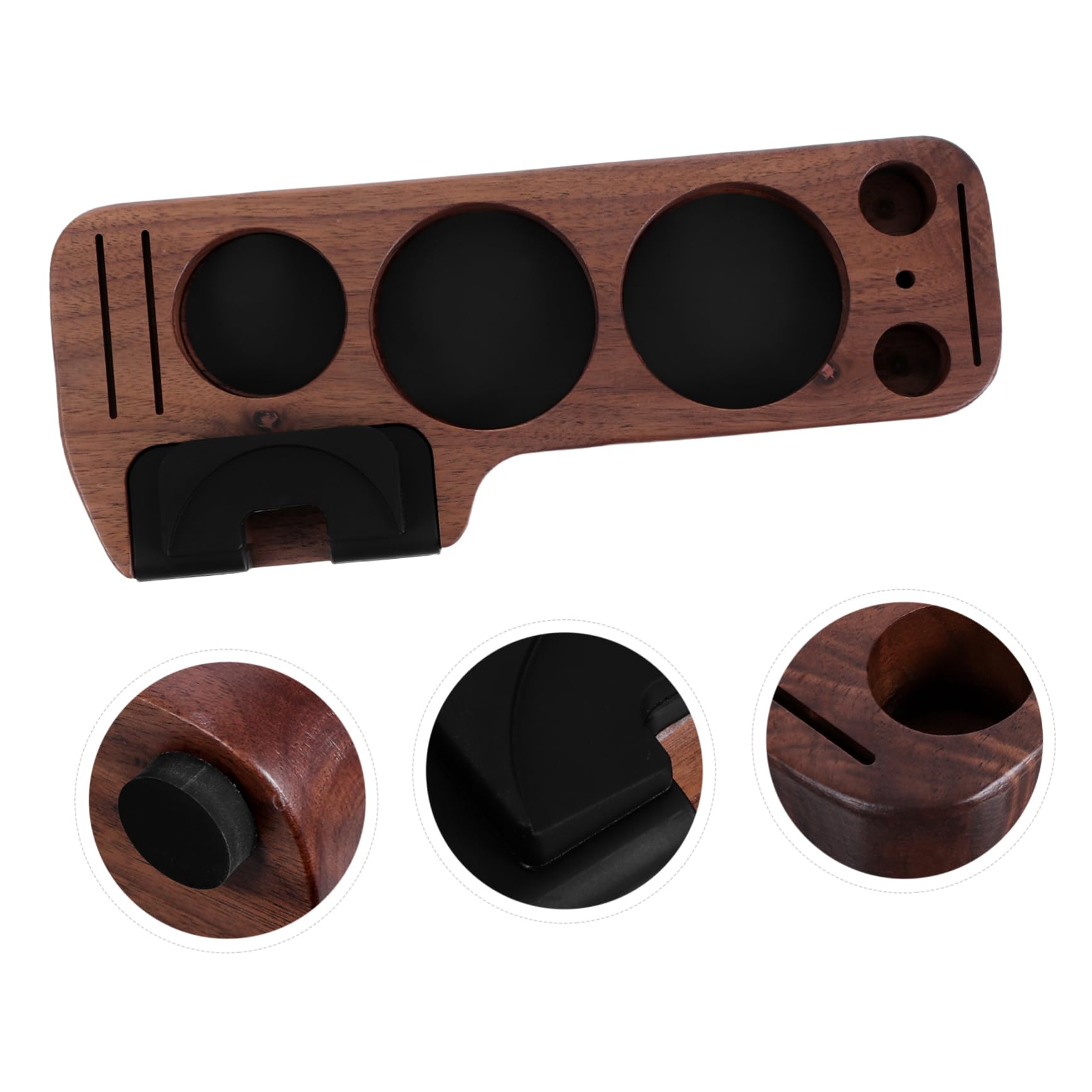 Alipis Siebträger Halterung Wand für Espresso Tamper und Verteiler Kompakt Leicht zu Reinigen 51-58mm Kaffeezubehör