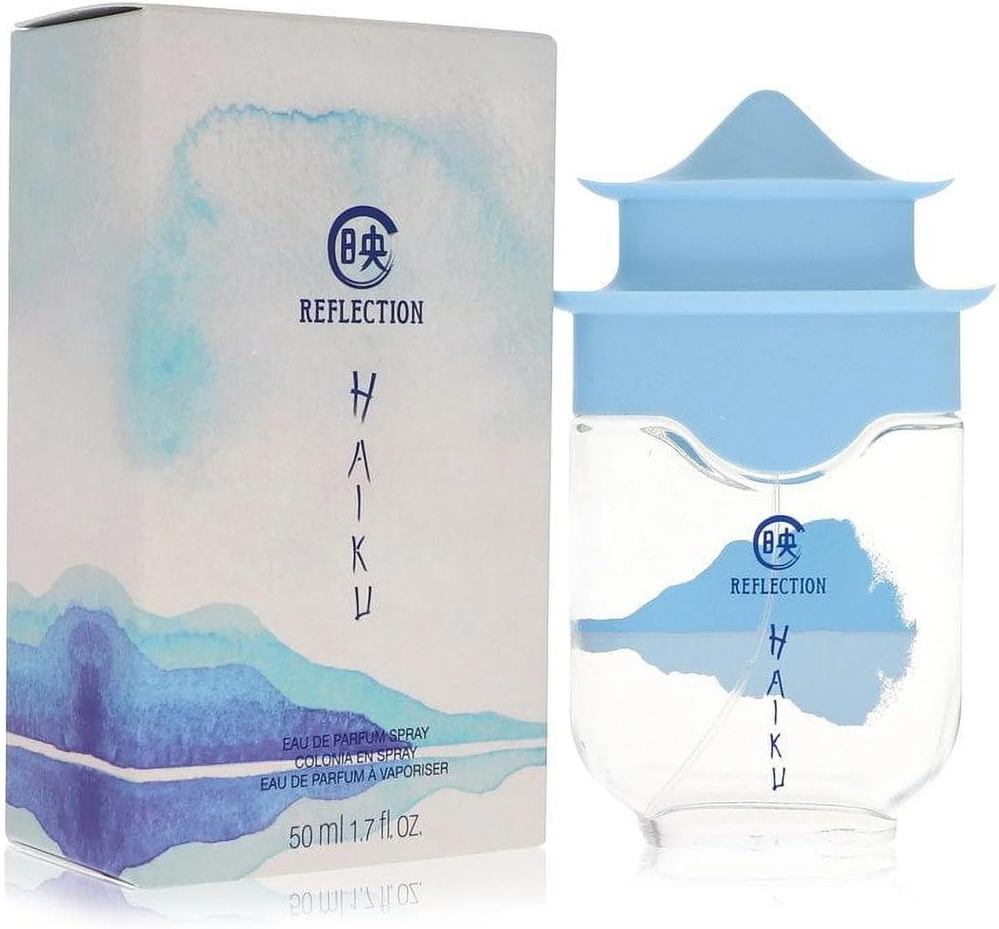 Haiku Reflection Eau de Parfum for Women, Fresh Green Floral Perfumes for Women with Radiant Water Accord Acacia Blossom and Amberwood, Clean Long Lasting Womens Fragrance, Gift for Her