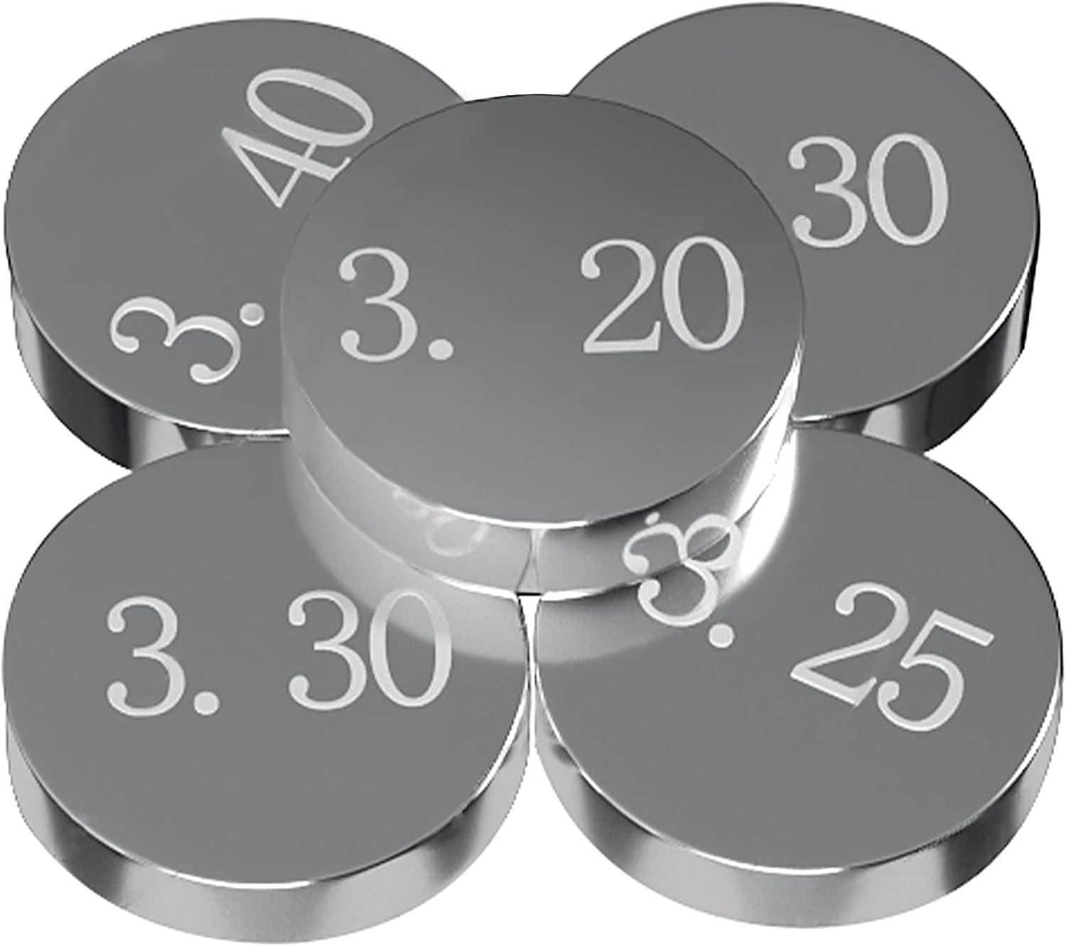 Kit de cales de valve 9.48mm Road Passion 156 Pièces Incrément de 1.20-4.00mm 0.05mm pour Yamaha YFZ450 2004-2009 / YFZ450 Bill Balance Edition 2006-2007