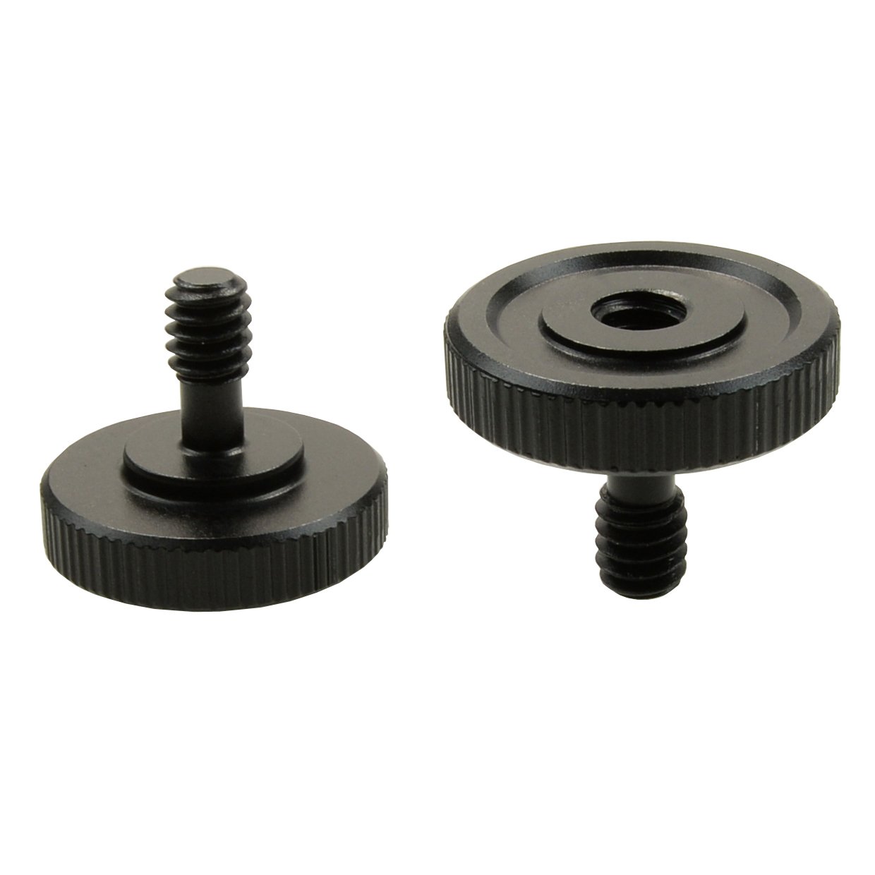 YINETTECH 4 Tornillos Adaptadores 1/4\" A M6 – Para Cámaras, Trípodes, Soportes Y Micrófonos (Pack De 2+2)