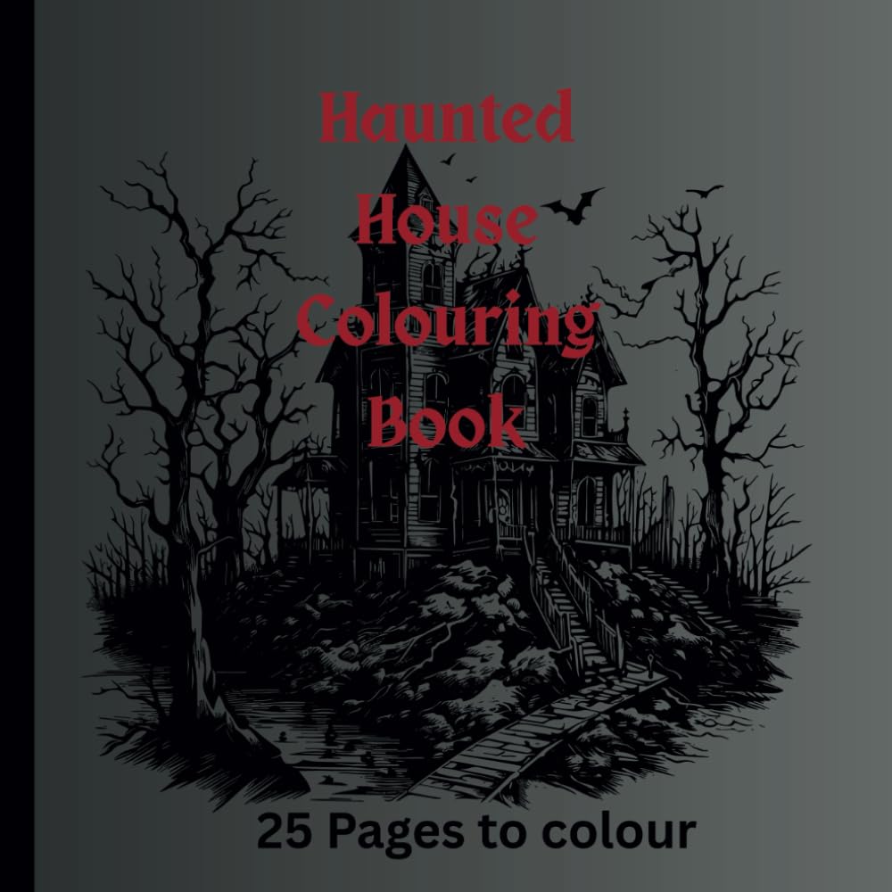 Haunted House colouring book: 25 haunted houses to colour
