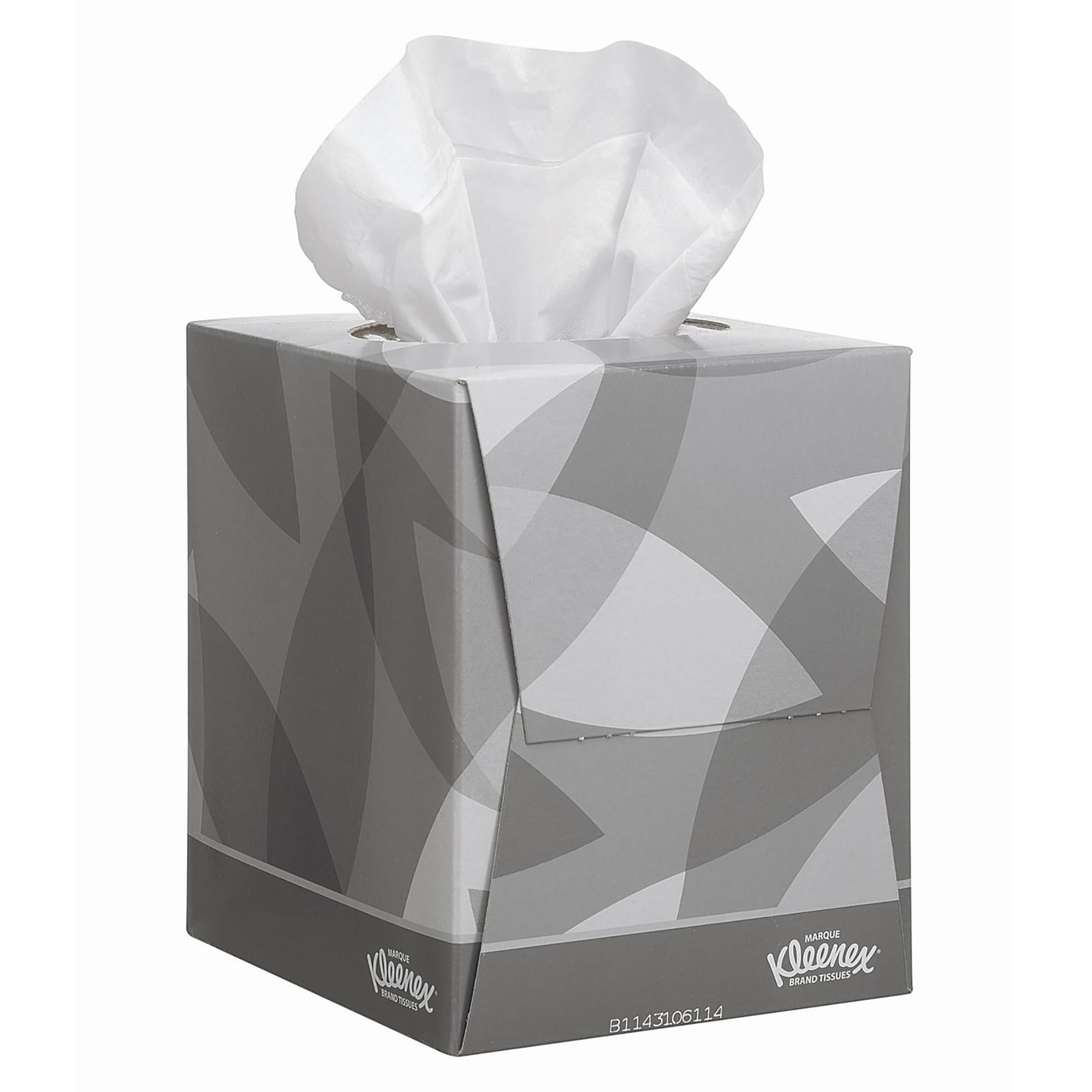Kleenex Caja de Pañuelos Cúbicos 8834, 2 Capas, Suaves y Resistentes, Sin Fragancia, 12 Cajas x 88 Hojas (1.056 total)