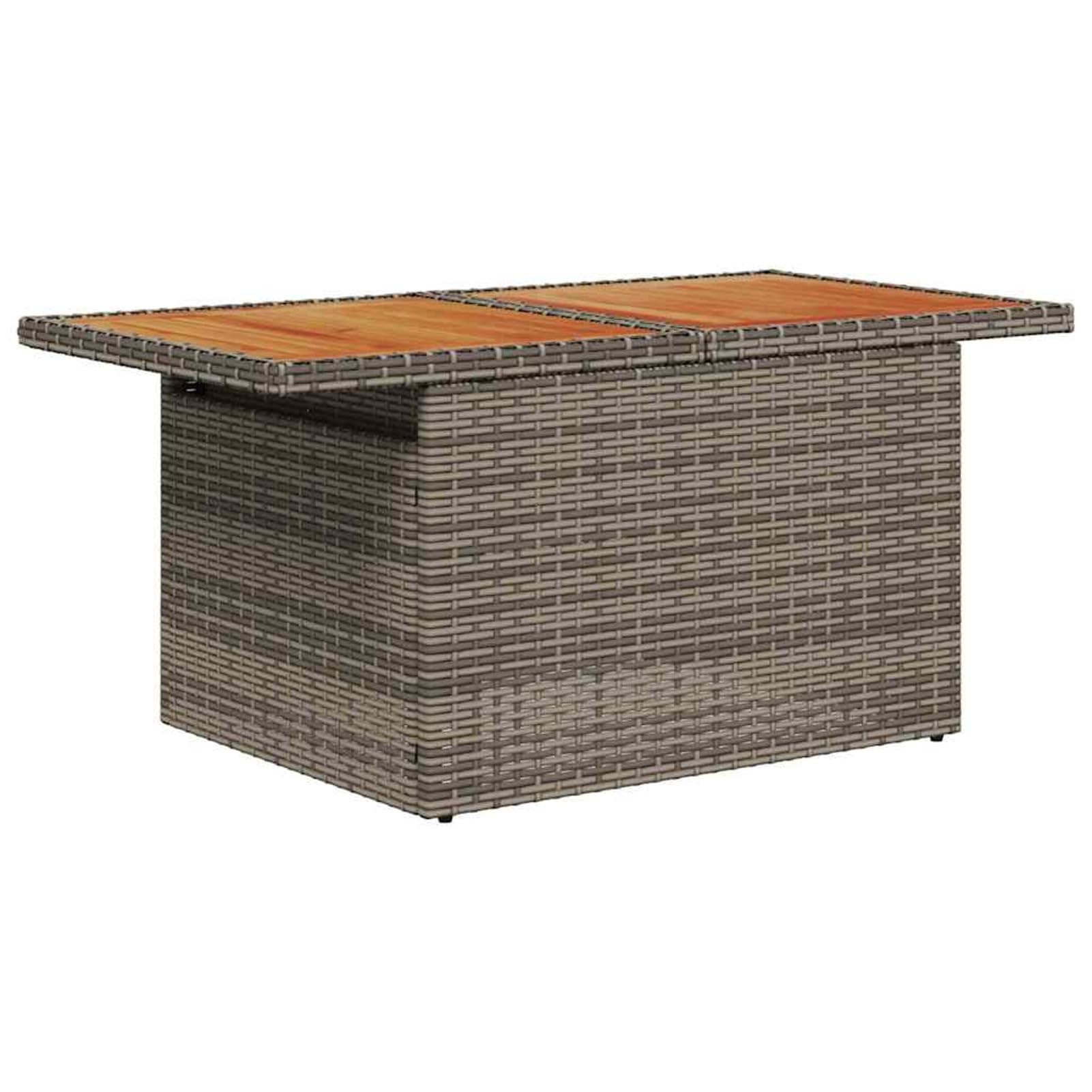 ATOMSTACK MAKER HOMELEN - Set di mobili da giardino in polyrattan, 7 pezzi, con cuscino, grigio e marrone, resistente alle intemperie, tavolo e sedie modulari, per terrazza, balcone, feste in giardino