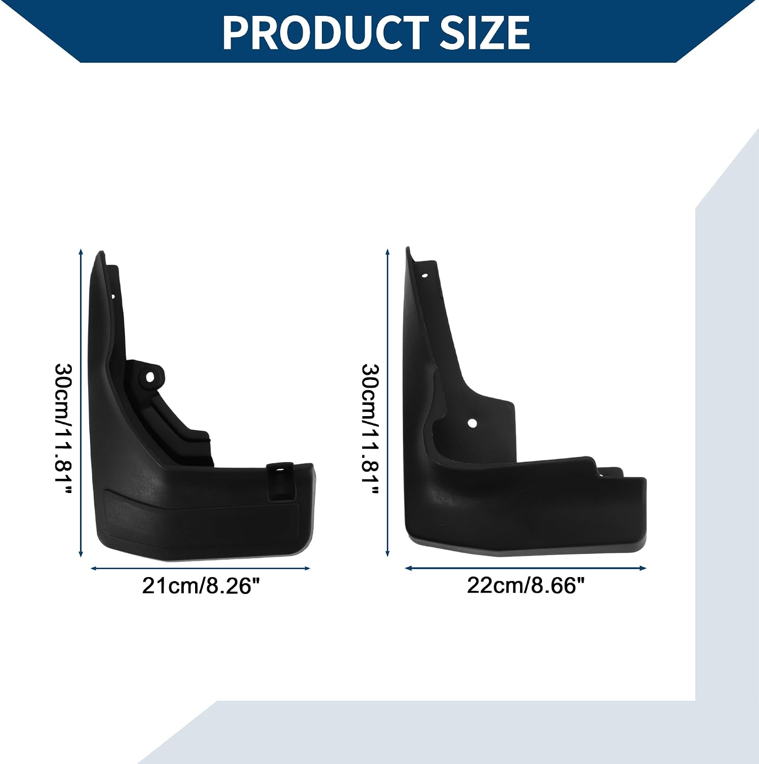 Mud Flaps Splash Guards W/Mount Accessories for Mercedes-Benz GLC 300L (with Pedals) 2020-2022 Front and Rear Mud Guards 1 Set