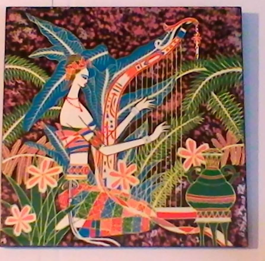 24cm 夏の花と　螺鈿細工貝殻アートタイルアートパネル壁飾り 24cm 夏の花と 螺鈿細工貝殻アートタイルアートパネル壁飾り 24cm 夏