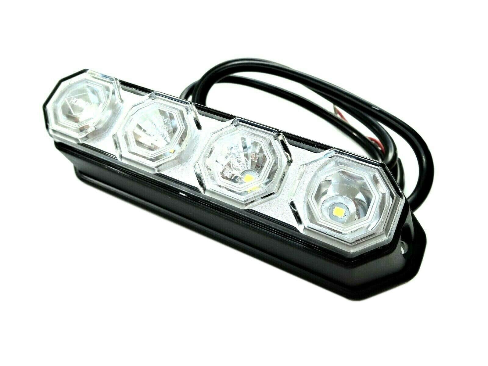 2x LED Positionsleuchte mit Blinker 12V 24V E9 ECE R06 R07 für Traktor Schlepper Baumaschine Anhänger IP68