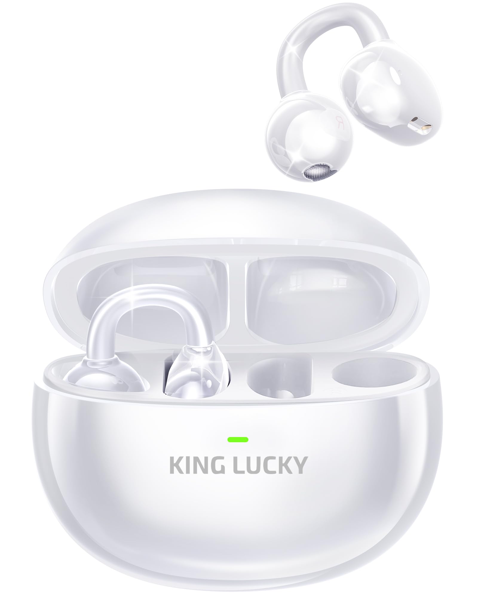 Amazon.co.jp: king luckyイヤーカフ イヤホン【ワイヤレス オープン