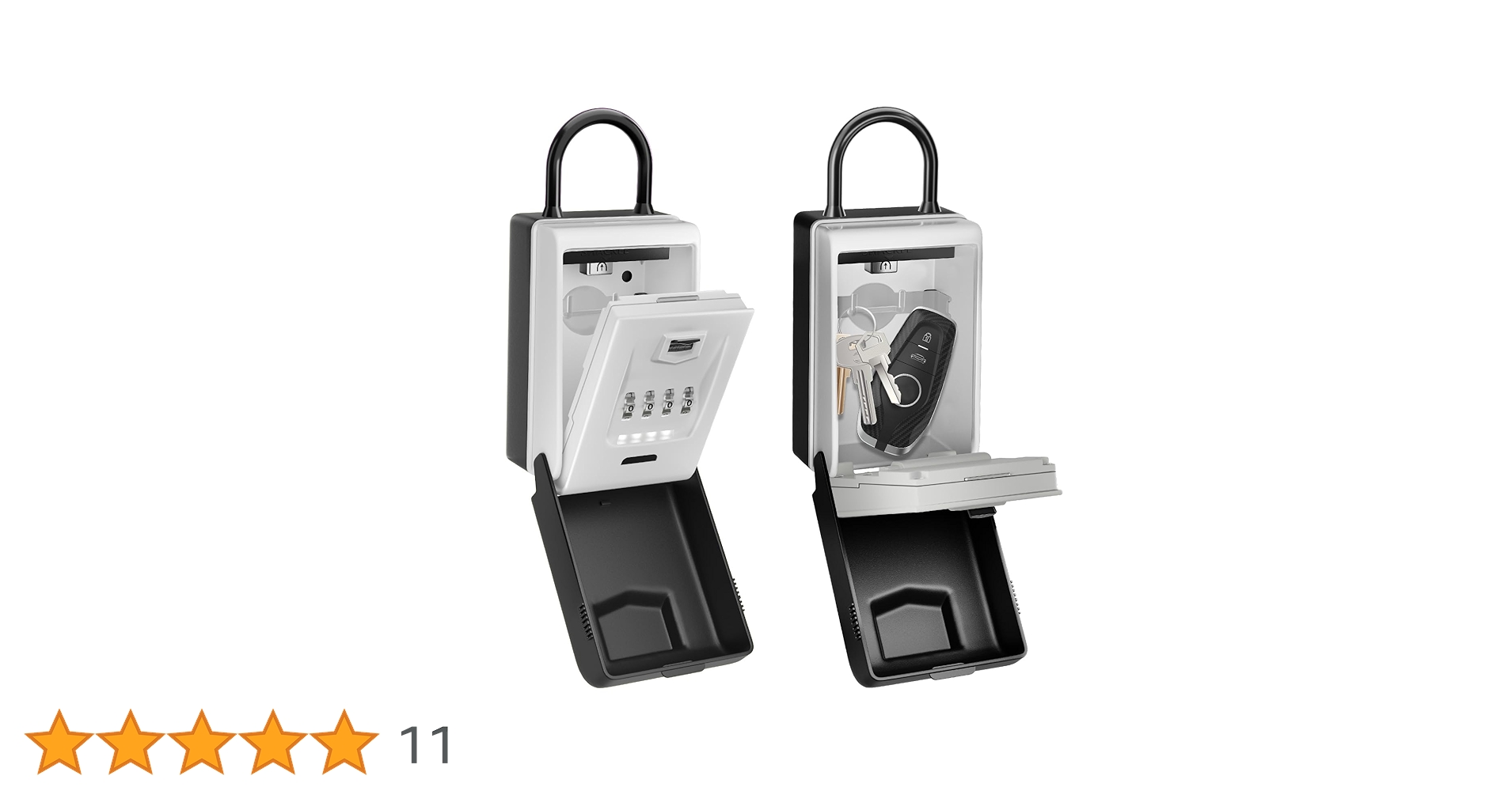 Amazon.co.jp: ZHEGE キーボックス ダイヤル式 屋外 鍵 ボックス