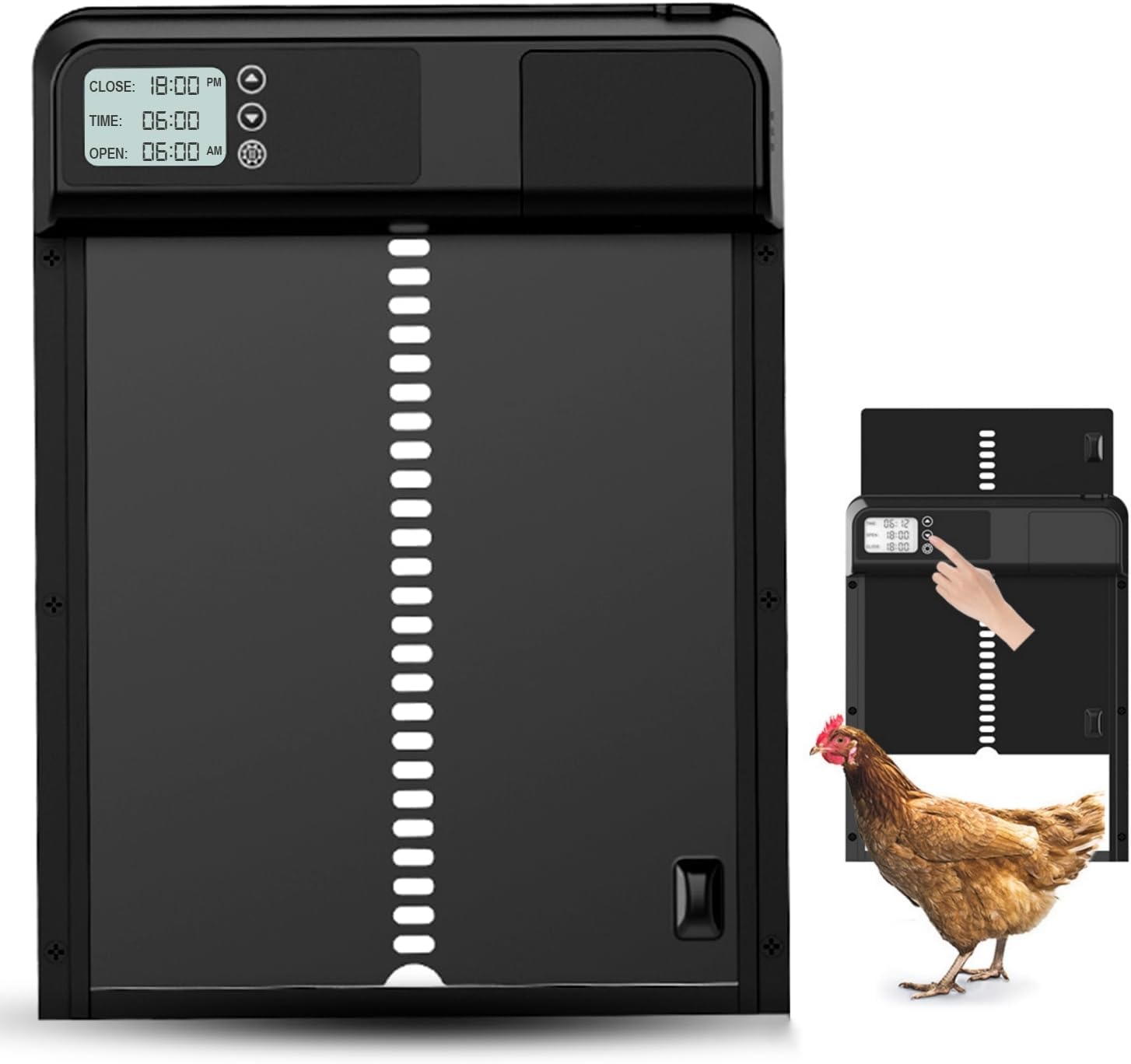 Automatic Chicken Coop Door Opener, Aluminum Door, 2023 Latest Chicken