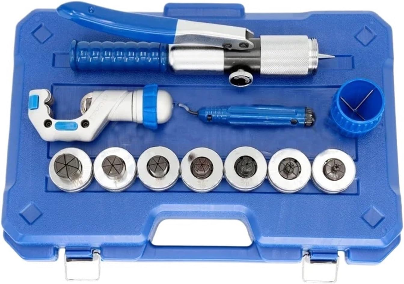 Eccentric Flaring Tool Set Upgrade Pipe Expander 300AL Hydraulic Expansion Pipe air Conditioner Installation Refrigeration Maintenance Tool(SKU2 100AL 10-42mm)