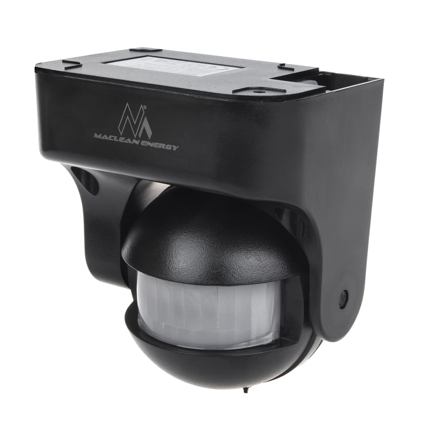 Maclean MCE358 W Rilevatore di movimento PIR, sencore crepuscolare, infrarosso, IP44, bianco, portata 12 m, carico massimo 800/1200 W