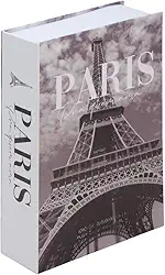 Cofre Secreto Porta Joias Com Chave Formato De Livro Real Paris