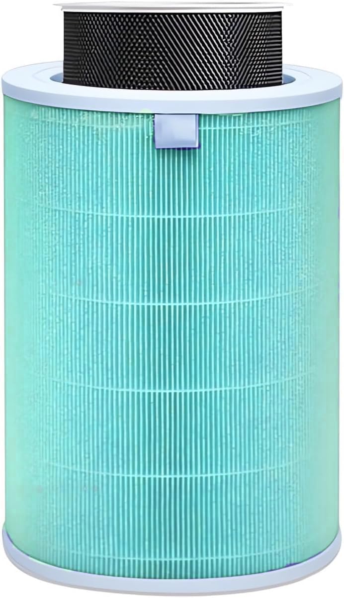 Air Purifier Filter Replacement for Xi-aom Mi Mijia 1 2 2S 3 3H Pro Air Purifier Filter with Activated Carbon (Light green)