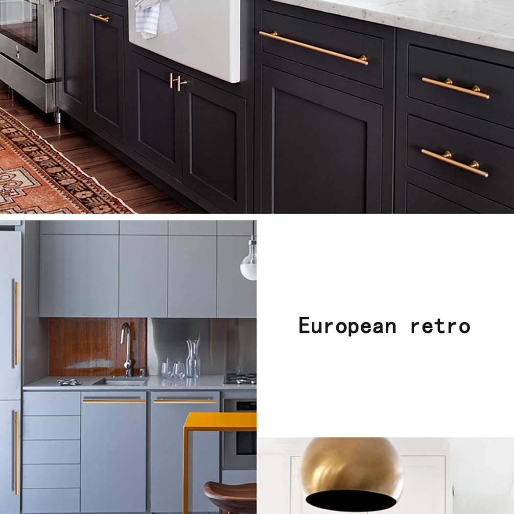 Poignées De Meubles En Cuivre Pur, Poignée De Cuisine Solide Poignée De