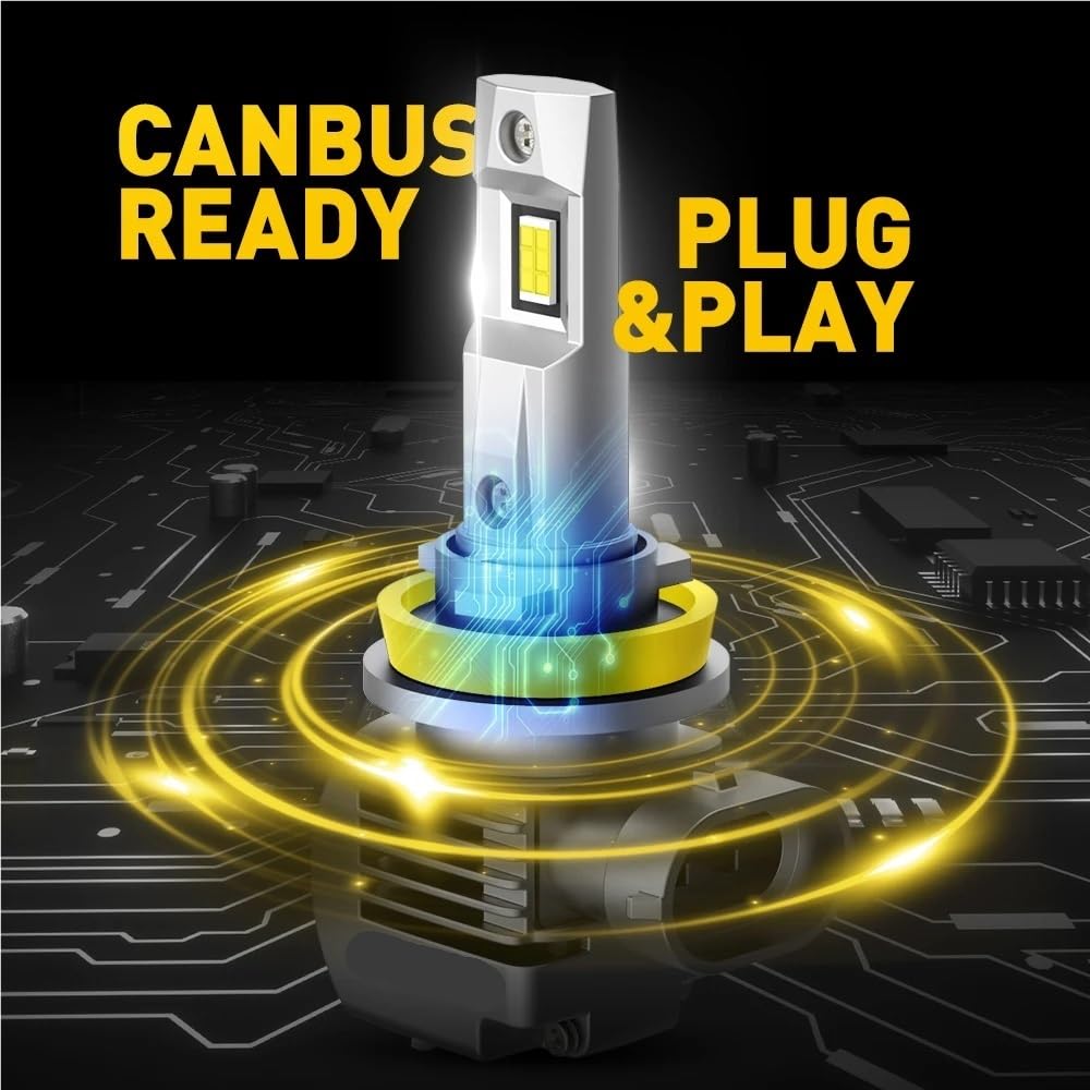 Phare LED haute puissance 20000 lm, ampoule de phare de voiture, compatible avec les modèles H8, H11, CANBUS, H4, H13, 9007, 9012, HIR2, 9005, HB3, 9006, HB4(9006/HB4)