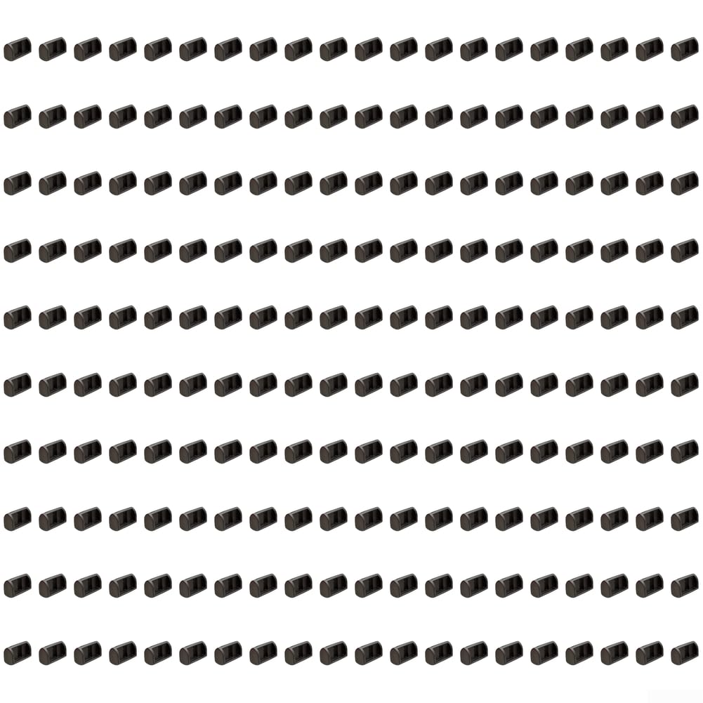 Schwarzer Grill Dämpfergriff 34.5mm Nylon Robust(200pcs) | Hitzebeständiges Nylon, 34.5mm Passform, schwarz, robuste Bauweise, einfache Handhabung