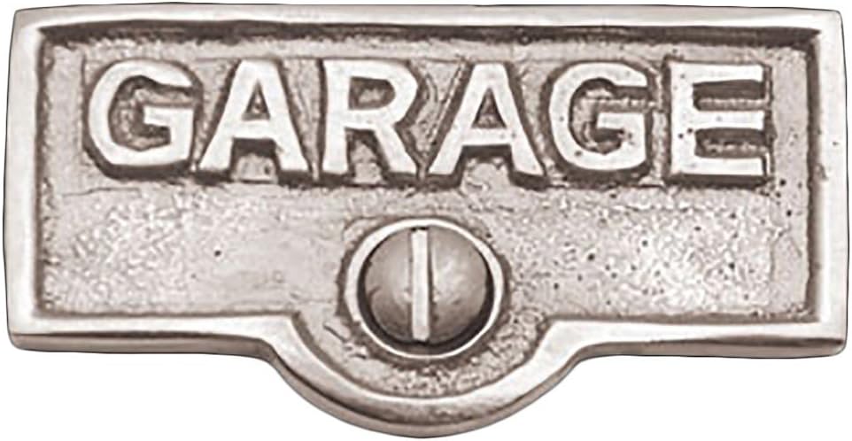 Renovator’s Supply Chrome GARAGE – Placa para interruptor
