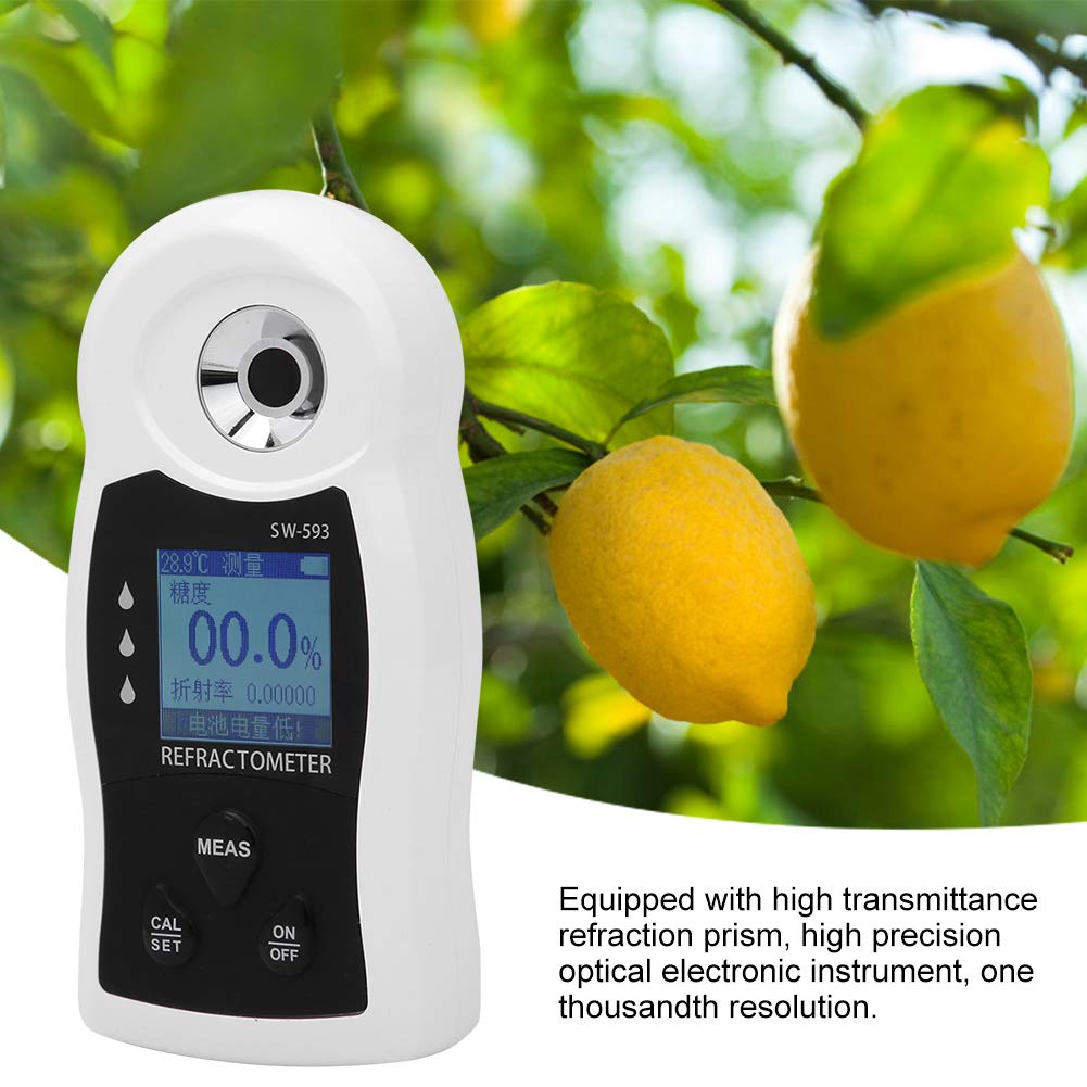 MEDIDOR DE DULZURA DE AZÚCAR con Pantalla Digital para PRODUCTORES DE Frutas DE AZÚCAR