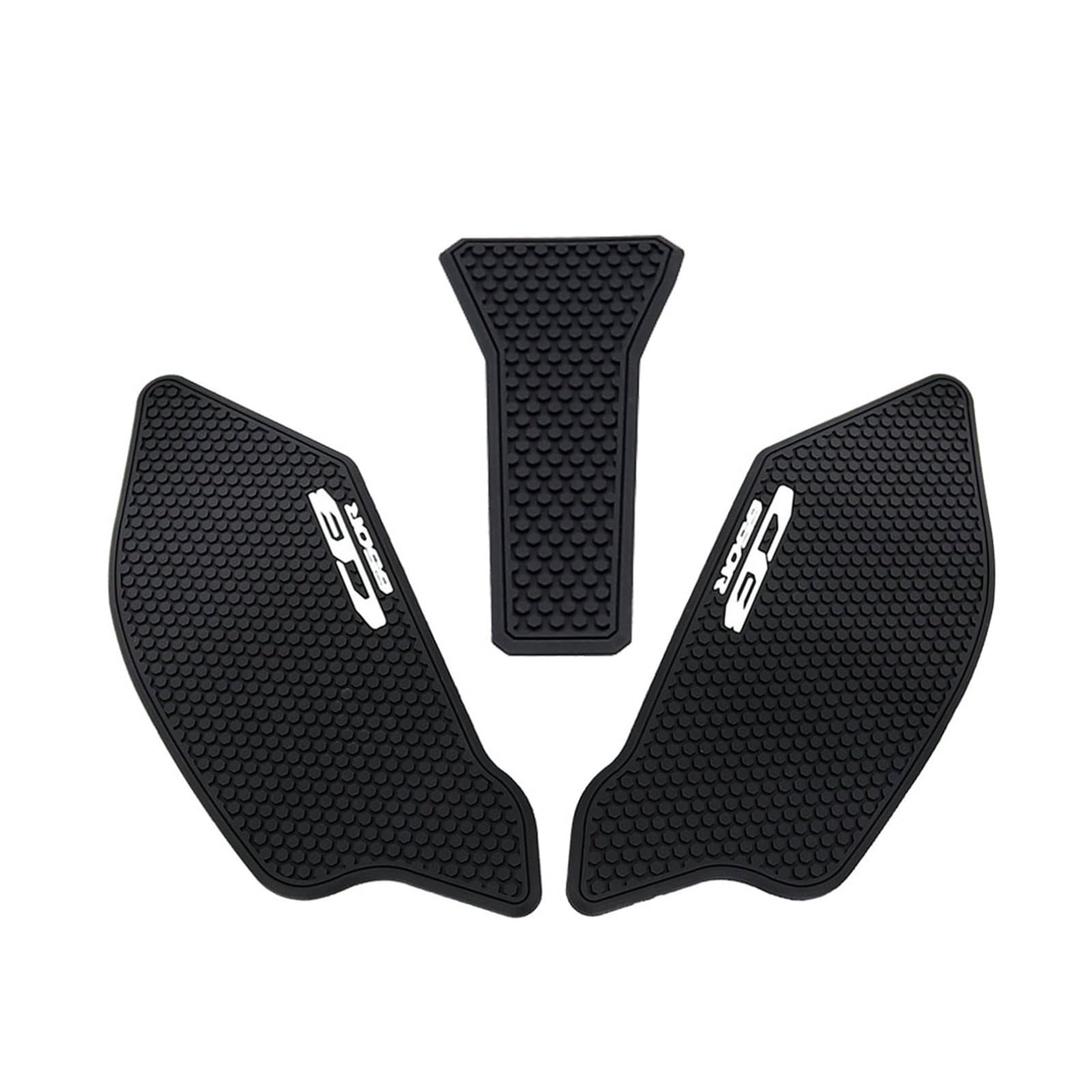 for CB650R CBR650R 2019 2020 Snake Skin Motorcycle Tank Traction Pad Anti Slip Sticker Gas Knee Grip(2 Black)