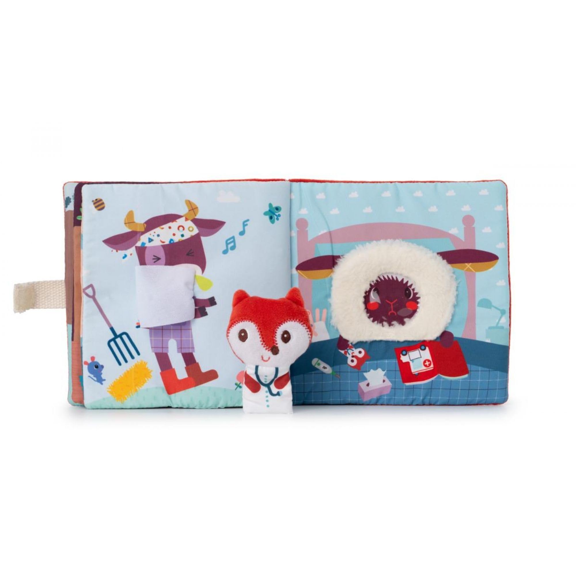 LILLIPUTIENS - Libro de Actividades Alice Doctora - Libro Interactivo para niños con Espacios Personalizables - Juguete de estimulación - Estimula la imaginación - Desde 12 Meses - 83534