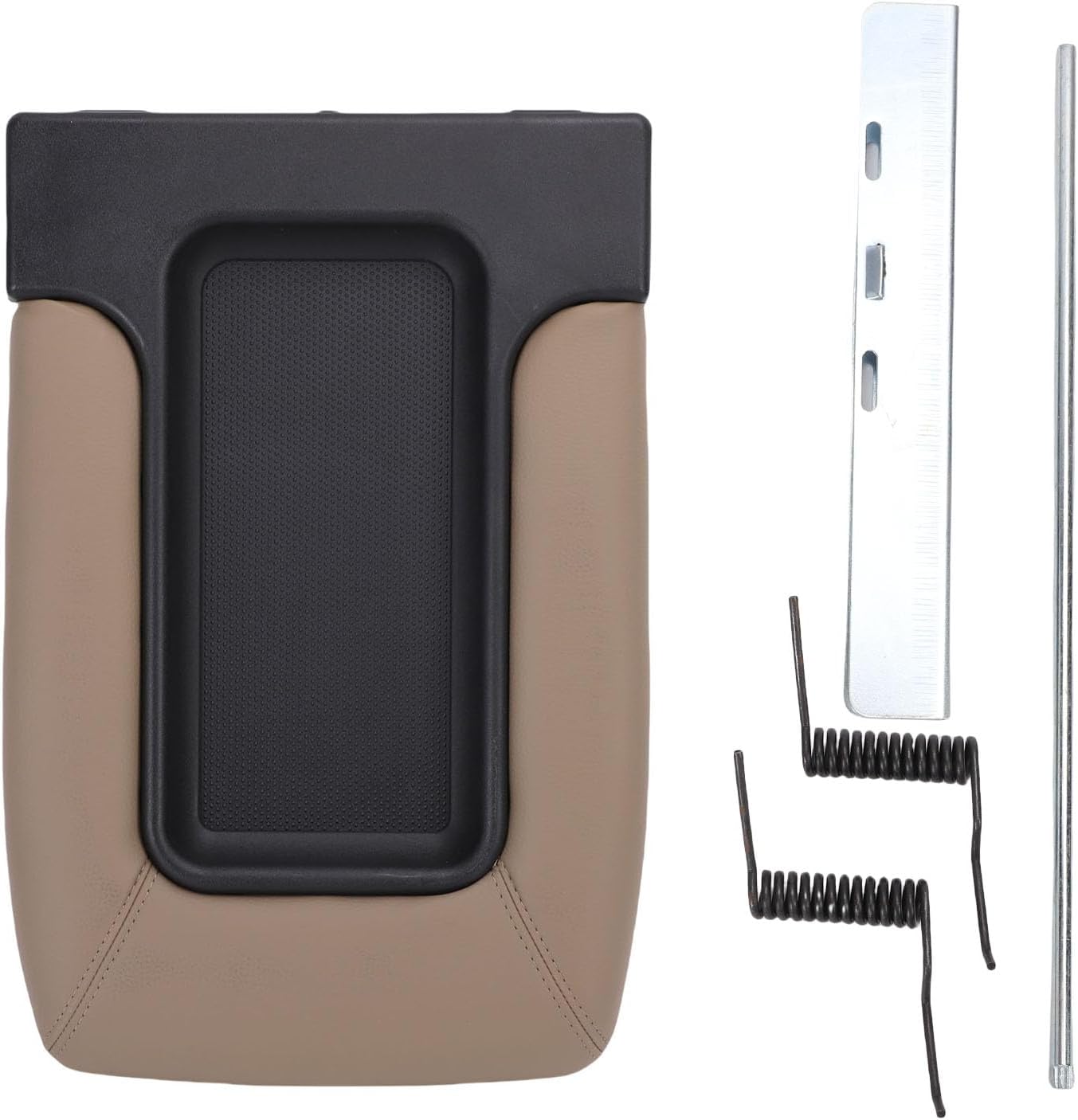 Center Console Lid, Beige Armrest Cover Replacement with Secure Locking Mechanism, for Vehicle Part Numbers 19127366 924278 924811 924812 924813 035922 035923 035924, Ideal for