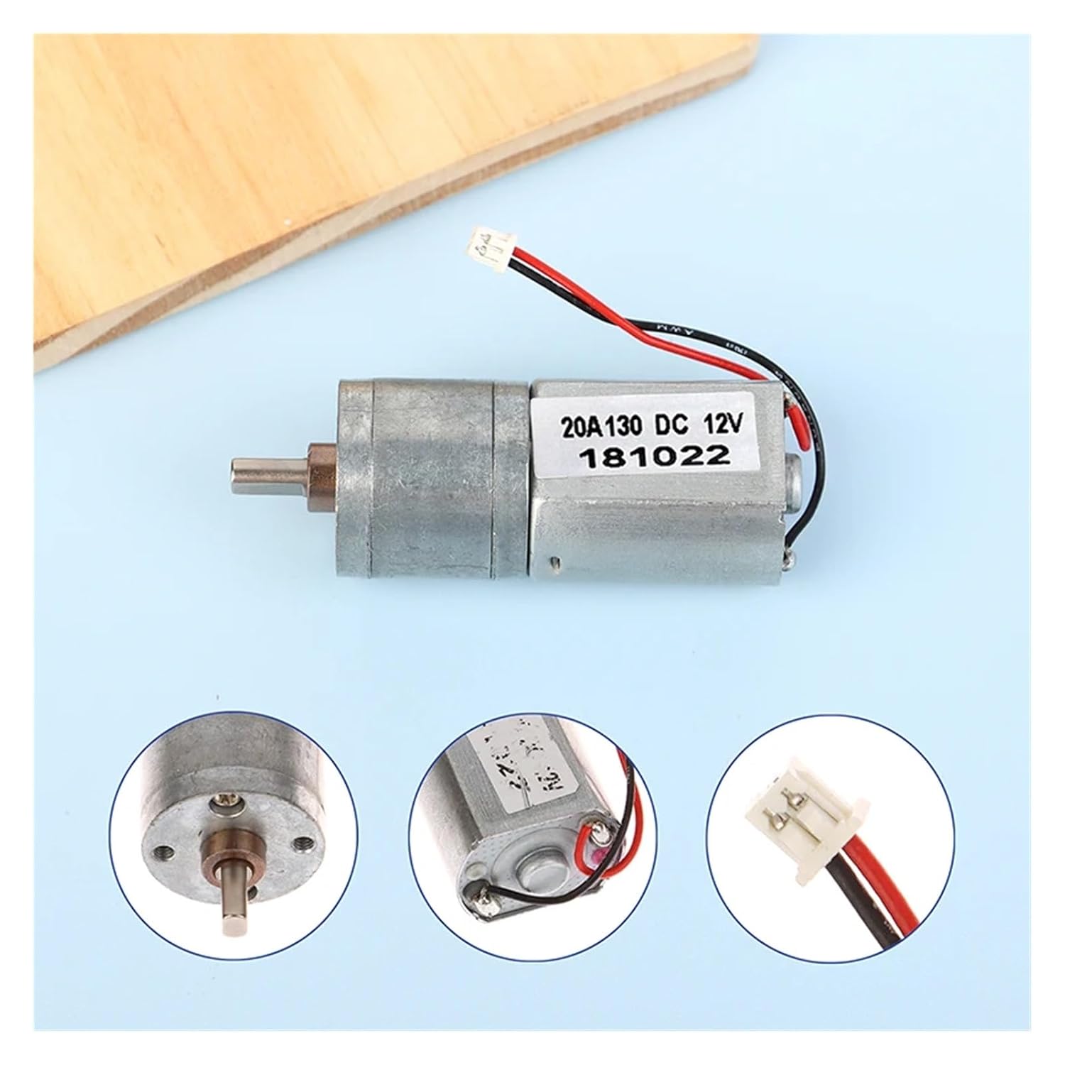 20A-130 20mm フルメタルギア 電子スターター ギアボックス ギアリダクション 電子スターター DC12V 110RPM