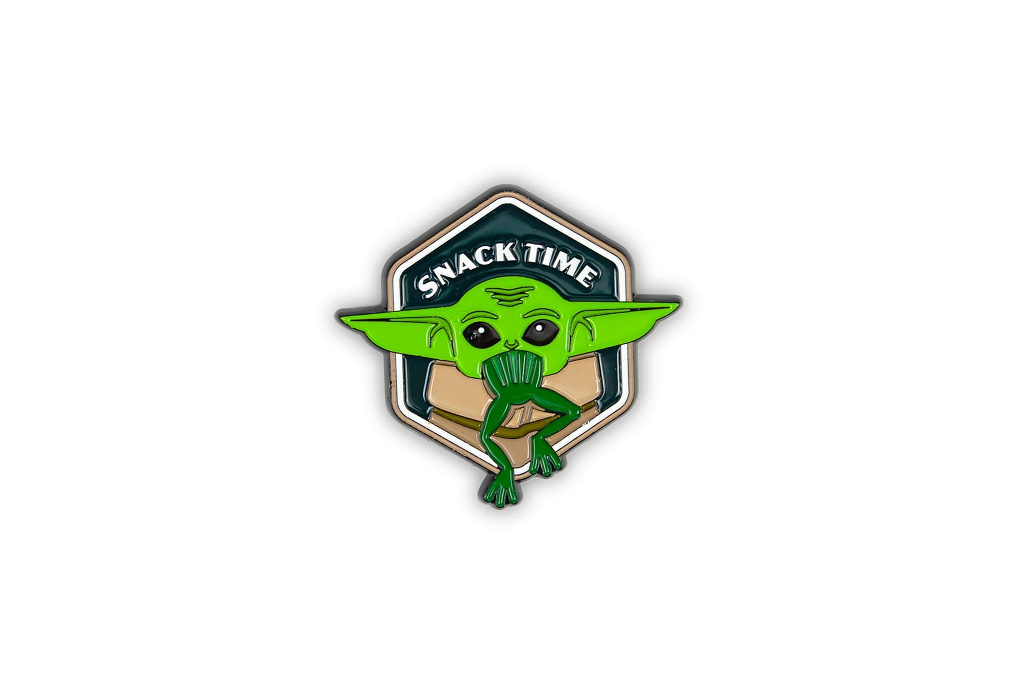 Star Wars: The Mandalorian The Child Collector Pin | Official Star Wars Collectible Enamel Pin | Baby Yoda At Snack Time | Measures 1.5 Inches