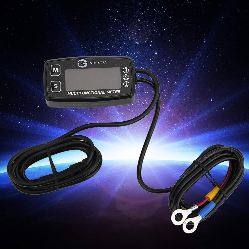 Instrumento multifunción para coche, tacómetro, temperatura, contador de horas, accesorio automático