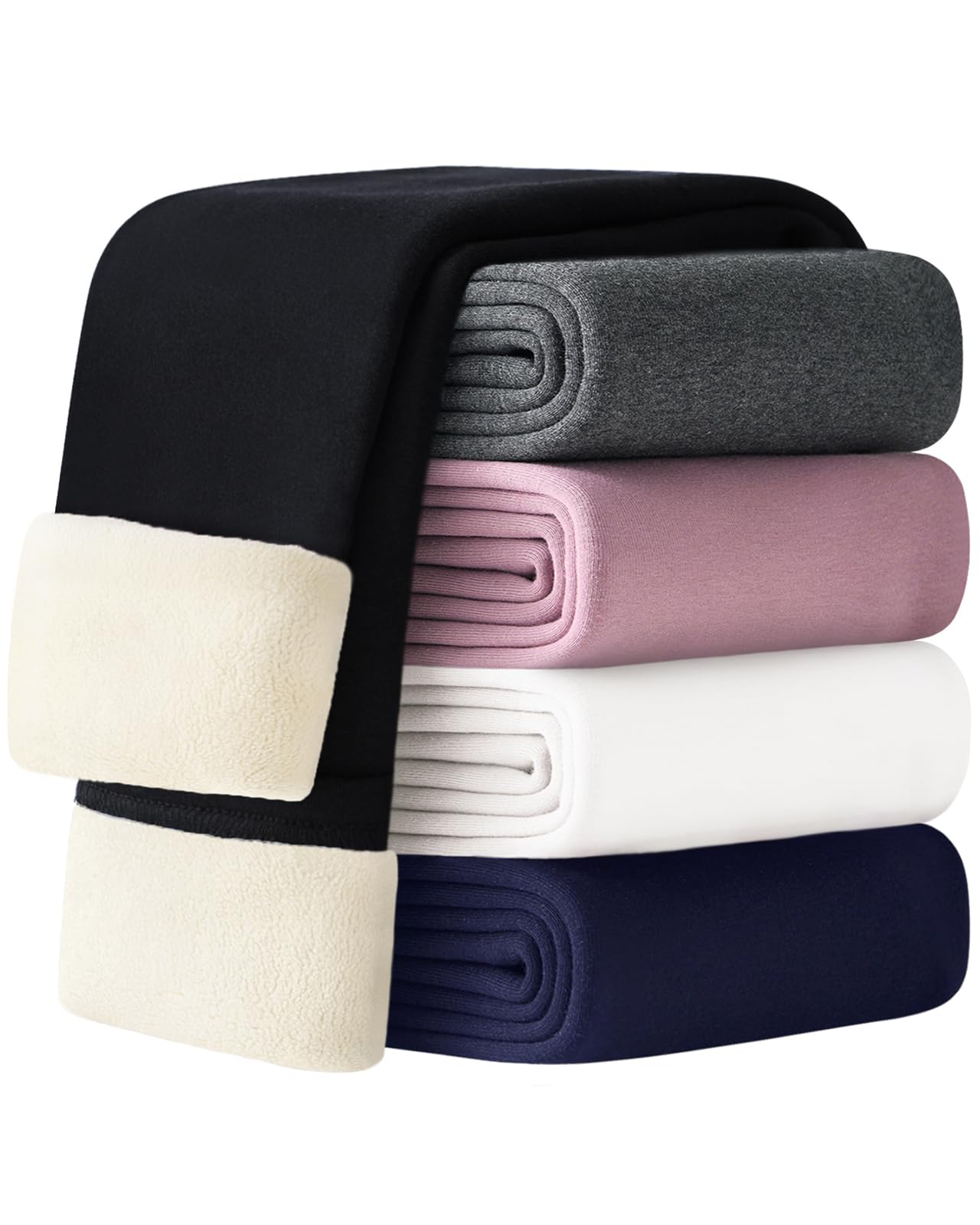 Adorel Mädchen Gefütterte Leggings Baumwolle Warm Winter Hosen Thermohosen